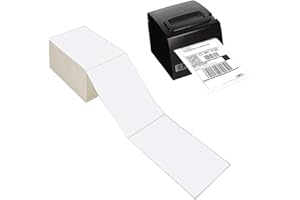 ANWALE 4x6 Shipping Labels - 500 Fan-Fold Direct Thermal Printer Labels, Compatible with Rollo, MUNBYN, iDRPT, Polono, Zebra