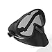 SHARPTECK Adjustable Steel Mesh Airsoft Paintball BB Gun Full Face Eyes Nose Wear Protector Safety Guard Cosplay Mask (Black)