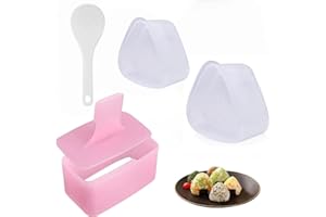 4 Pcs Onigiri Mold, Rice Mold,Ywbfove Sushi Making Kit, Pressure Onigiri Shake Sushi Making Kit for DIY Family Bento Lunch
