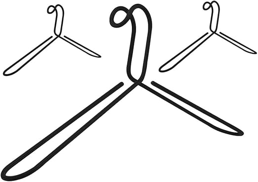 Pieperconcept Gallo 3 X Kleiderbugel Stoff Schwarz Von Union 8767 Zum Setpreis Pieper Concept Stahl Kleiderbuegel Mit Stoff Bezogen Amazon De Kuche Haushalt