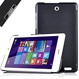 IVSO Acer Iconia Tab 8 W (W1-810) Ultra Lightweight Slim Smart Cover Case-will only fit Acer Iconia Tab 8 W (W1-810) Tablet (Black)