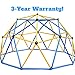 Zupapa Outdoor Geometric Dome Climber with 735LBS Weight Capability, Suitable for 1-6 Kids Climbing Frame (Yellow + Blue, 10FT)