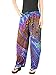 Orient Trail Women's Tie-dye Straight Leg Pajama Dance Yoga Pants M/L Crab Nebula Purple