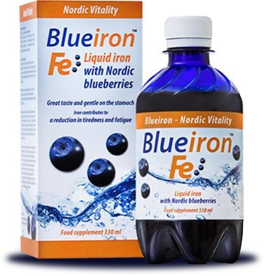 Liquid Mineral Supplement, Iron, Nordic Blueberries, full of beneficial antioxidants