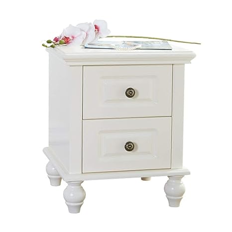 Amazon Com Night Stand Haizhen Narrow Bedside Table 2 Drawer