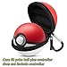 Carry Case for Poke Ball Plus Controller ECTHPower Portable Lets Go Pikachu Eevee Game Protective Hard Travel Pokeball Case Bag for Nitendo Switch Accessories (White Red Poke Ball Plus Case)