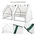CO-Z Portable Greenhouse Mini Hot House with PE and Non-Woven Cover, Waterproof Cloche Greenhouse and UV Protected Greenhouse Tent, 5.9 x 3.0 x 3.0 Feet.