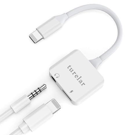 7 XS max Accessori per cavo convertitore auricolare Dongle Supporto iOS 12  7Plus X Adattatore per cuffie per iPhone X Auricolari 3.5mm Jack AUX  Adattatore audio Splitter per iPhone 8 8Plus Adattatori