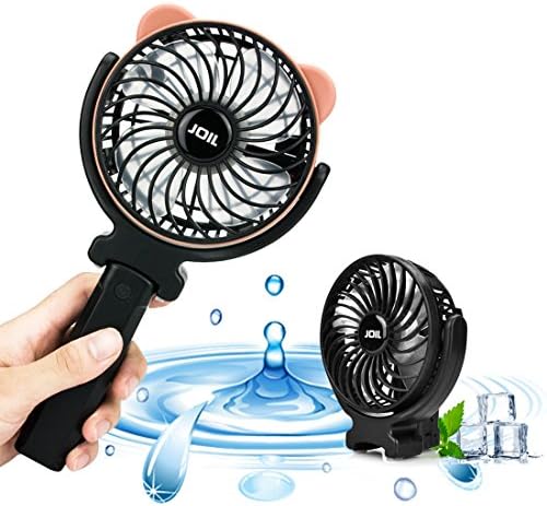 Megoal Portable Handheld Fan,JOIL Personal USB Foldable Desktop Table Fan Built-in 2500mAh Rechargeable Battery for Room Office Outdoor Travel Camping