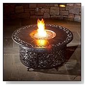 Alfresco Home Bellagio Cast Aluminum Propane Fire Pit Chat Table