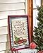 OUCHAN Christmas Galvanized Corrugated Distressed Frame Red Truck Wall Art Sign Plaque(Have Yourself A Merry Little Christmas)