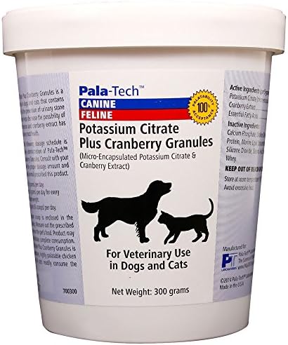 Pala-Tech Potassium Citrate Plus Cranberry Granules for Dogs &amp; Cats 300gm