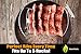 Cave Tools Rib Roast BBQ Rack - Roasting & Cooking Chicken Turkey Hams on Gas or Charcoal Grill Smoker or in Oven - Best Dishwasher Safe Stainless Steel for Barbecue Meat