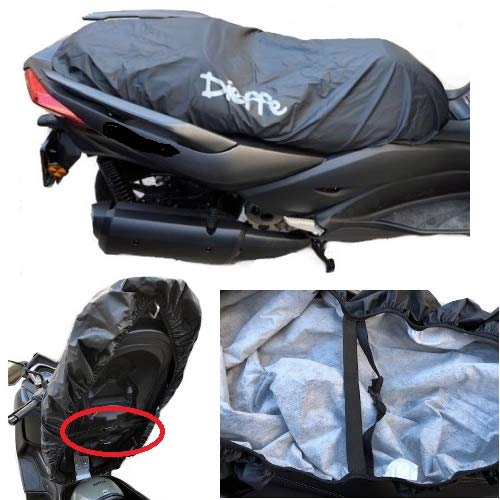 COMPATIBILE CON HONDA SILVER WING 600 COPRISELLA TELO IMPERMEABILE ANTIGRANDINE ANTIGRAFFIO ANTIPIOGGIA COPERTURA PER SELLE MOTO SCOOTER SADDLE COVER