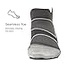 Feetures! Men's Elite Ultra Light No Show Tab, Graphite + Reflector, Medium