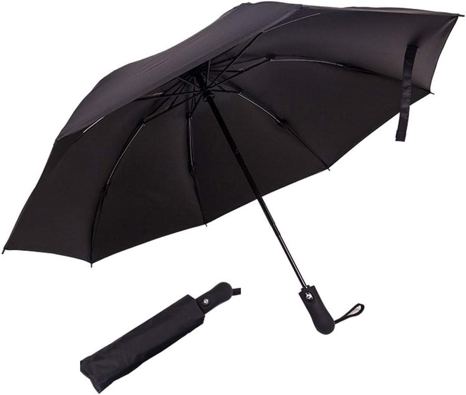 Amazon Co Jp トラベルアンブレラ 防風折りたたみウルトラライトコンパクトアンブレラ オート開閉キャノピー サン レインプロテクション Color Black Size 8k ホーム キッチン