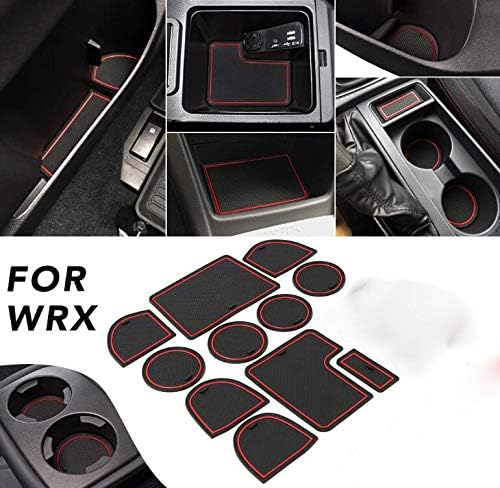 JessicaAlba for Subaru WRX 2015 2016 2017 2018 2019 2020 Custom Fit Cup and Door Center Console Liner Accessories