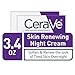 CeraVe Night Cream for Face | 2 Pack (1.7 Ounce Each) | Skin Renewing Night Cream with Hyaluronic Acid & Niacinamide | Fragrance Freethumb 2