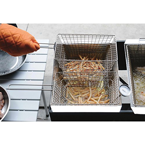 Kitchener Triple Basket Deep Fryer Import It All
