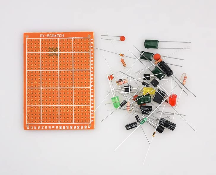 Soldering Practice Component Set Inline Training Board DIY Kit 2 Pieces for Beginners