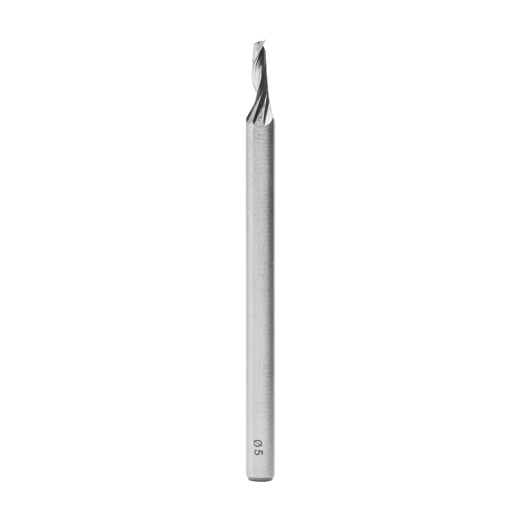 ENT 30003 Helical Aluminium and PVC Cutter HS Shank (S) 8 mm, Diameter (D) 5 mm, NL 14 mm, Z1, GL 120 mm