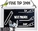 White Chalk Markers Fine Tip for Home Education Chalkboards and Kids Craft