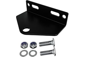 NATIKON 5 Inch Heavy Duty Steel Trailer Hitch for Zero Turn Mowers – Universal Fit with Complete Installation Hardware (Black)