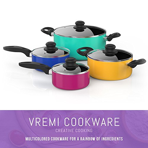 1 Vremi+Piece+Nonstick+Cookware+Set