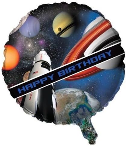 Space Blast Party 18 Inch Foil Balloon
