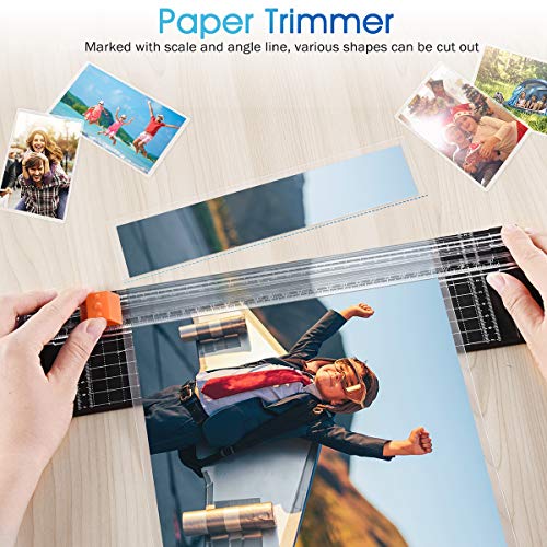 Laminator VEVICE A4 Laminator 4 in 1 Thermal Laminator 9 inches 20 Laminating Pouches Paper Trimmer Corner Rounder for Home Office School