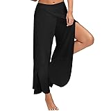 Cyose Trendy Women's Office Stretch High Waist Wide