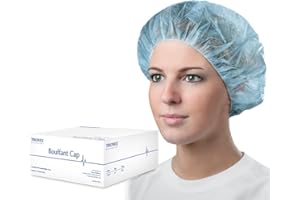 Tronex International 4140B Tronex 24" Disposable Cap, Blue (Pack of 100)