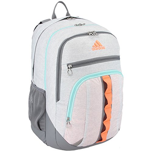 adidas Prime III Backpack, Jersey White/Grey/Flash Orange/Energy Aqua, One Size - Thumbnail 2