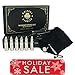 Whiskey Stones Gift Set, Premium Quality Stainless Steel Ice Cubes. Chilling Rocks/Chilling Stones - Whiskey Bandits