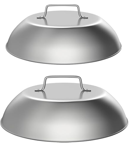 Cover Domebasting Covers Steel Melting Stainless Plate Grill Serving Metal Steam