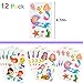 DND Metal Dice Set, 7-Piece polyhedral Dragon Metal dice Danirora Mermaid Party Favors, [48 Pack] Mermaid Keychains for Kids Birthday Party Supplies Goodie Bag Fillers Carnival Prize for 12 Girls (F)