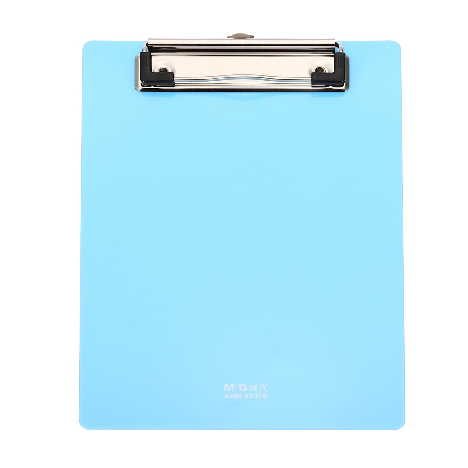 M&G Plastic Clipboards 8.8 x 5.8 Inch, Clip Boards with Low Profile Metal Clip Holds 110 Sheets of A5 Letter Size Paper for Office Classroom, Blue