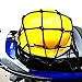 PIXNOR 4040cm Luggage Cargo Bungee Net Bag 6 Hooks Bike Motorcycle Helmet Mesh Storage Carrier Bag (Red)