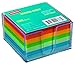 Staples® Assorted Colors Cube Memo Pad 500 Sheets
