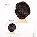 Igennki 100% Real Human Natural and Breathable Women Hair Piece Hair Topper for Hot Season BHA48(BLBR)