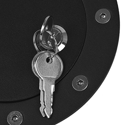 DEDC Locking Gas Cap Locking Gas Doors With Lock Fuel Door Cover For