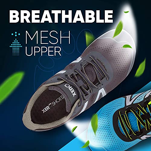 Xero Shoes Men's HFS Running Shoes Zero Drop, Lightweight & Barefoot Feel, Pewter, 11.5
