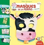 Mes masques de la ferme à décorer : Dès 4 ans by