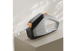 16Ft Retractable Dog Leash, Dog Leash for Large Dogs Upto 110 lbs, Stainless Steel Spring Strong Nylon Tape, Tangle Free, One