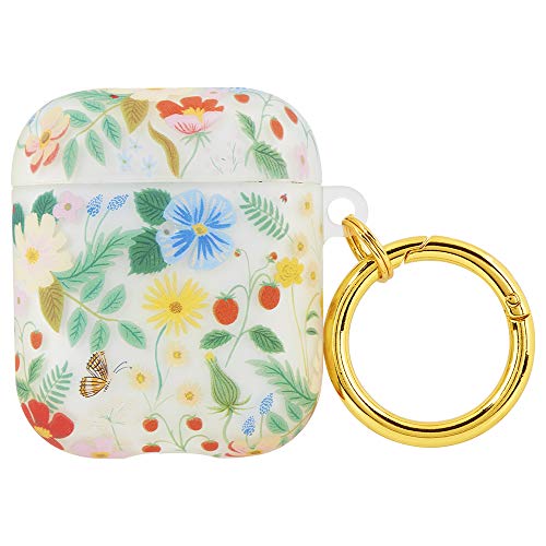 ایگرد | قیمت و خرید Rifle Paper CO. Case for Airpods - Compatible with  Apple AirPods Series 1 and 2 - Clear Strawberry Fields
