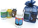 The Big 60th Birthday, Gag Gift, Pills to Cure All Your Problems, These Delicious Candy Pills Really Work. Believe in the Title of These Pills and You Will Believe in the Placebo Effect.