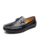 OUOUVALLEY Men's Driving Shoes Premium Genuine Leather Fashion Slipper Casual Slip On Loafers Shoes