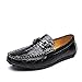 OUOUVALLEY Men's Driving Shoes Premium Genuine Leather Fashion Slipper Casual Slip On Loafers Shoes