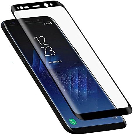 3D Curved Edge Full Cover Tempered Glass Screen Protector Clear HD For Samsung Galaxy Note 8, High definition, 9H Hardness,Anti-shock,Anti-scratch,Black