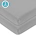 American Baby Company 2 Pack 100% Natural Cotton Fitted Mini Crib Sheets 38
